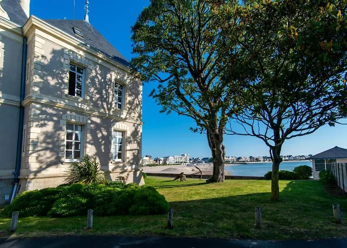 Maison Charmante Au Pouliguen Avec Acces Direct A La